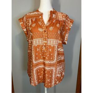 🆕 Rachel Roy linen blend top size S BIN R